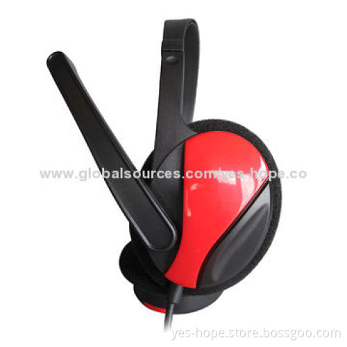 3.5mm stylish audio jack stereo computer headset